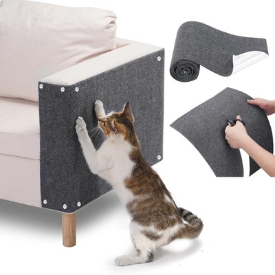 Cat Couch Protector for Fabric Sofa -100''x15.8'' Cat Scratcher Pad Furniture P...
