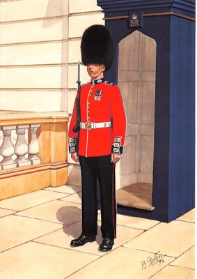MODERN ROYAL REGIMENT GUARDSMAN 1992 POSTKARTE KONTINENTALGRÖSSE SEHR GUTER ZUSTAND