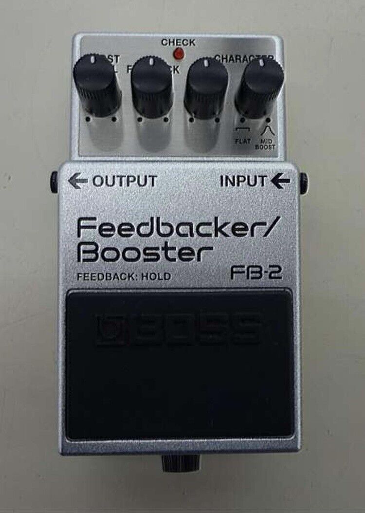 BOSS FB-2 Feedbacker Booster Products of Roland Guitar Effect Pedal used  Tested