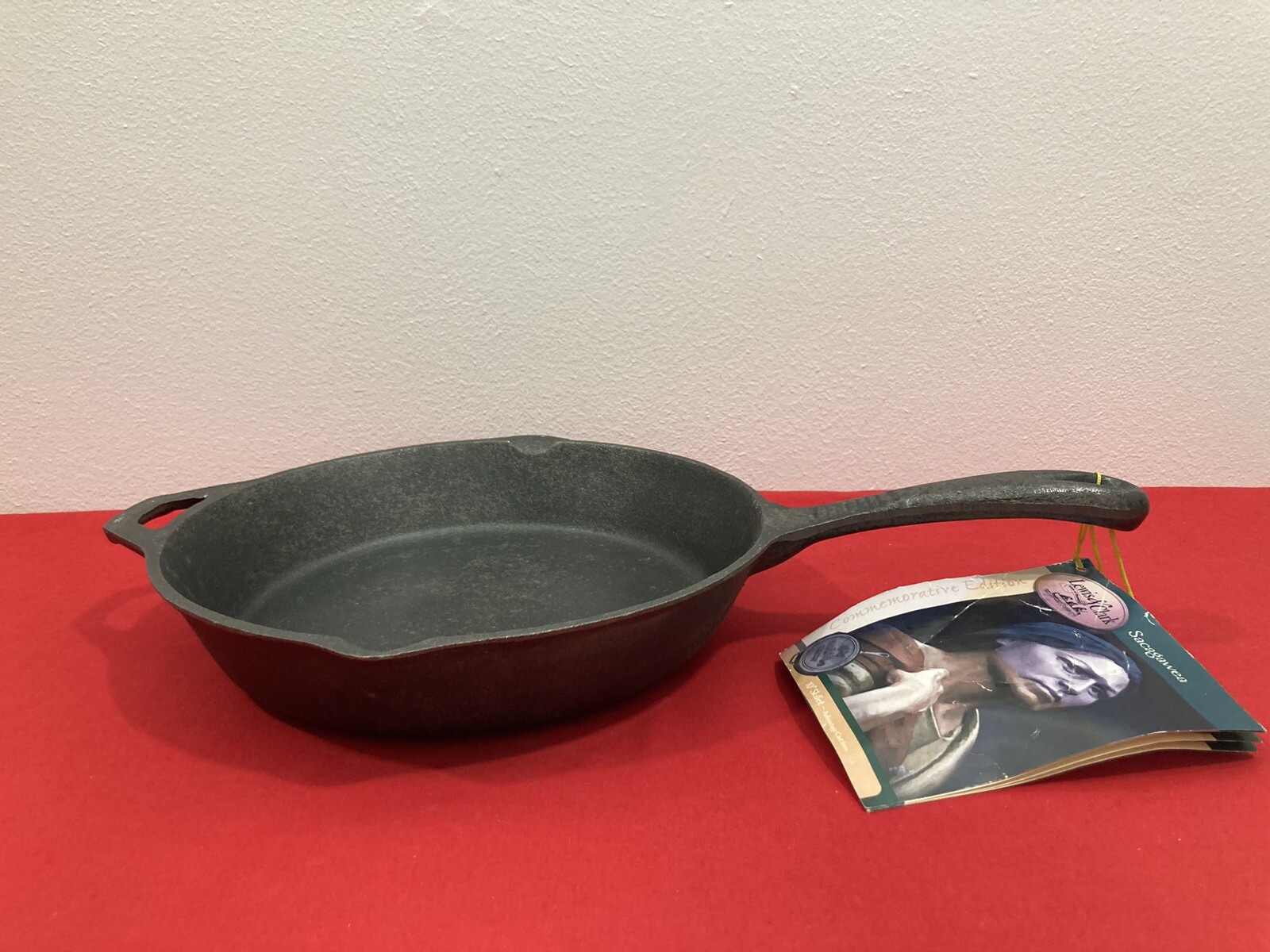 CAMP CHEF Lewis & Clark Sacagawea 10" SKILLET Cast Iron Double Spout