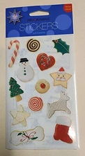 Christmas Holiday Stickers Brand New in Package Unopened memories scrapbook star