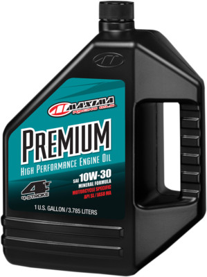 Maxima Racing Oil 30-209128 Oil Maxum 4T Premium 10W-30 1 Gallon