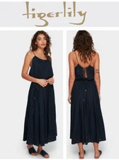 BNWT TIGERLILY LADIES KAPARI DRESS (INDIGO) SIZE XS/6 LAST ONE RRP $200 BARGAIN