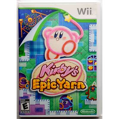 Kirby's Epic Yarn - Nintendo Wii Pristine Tested 1Y Guarantee