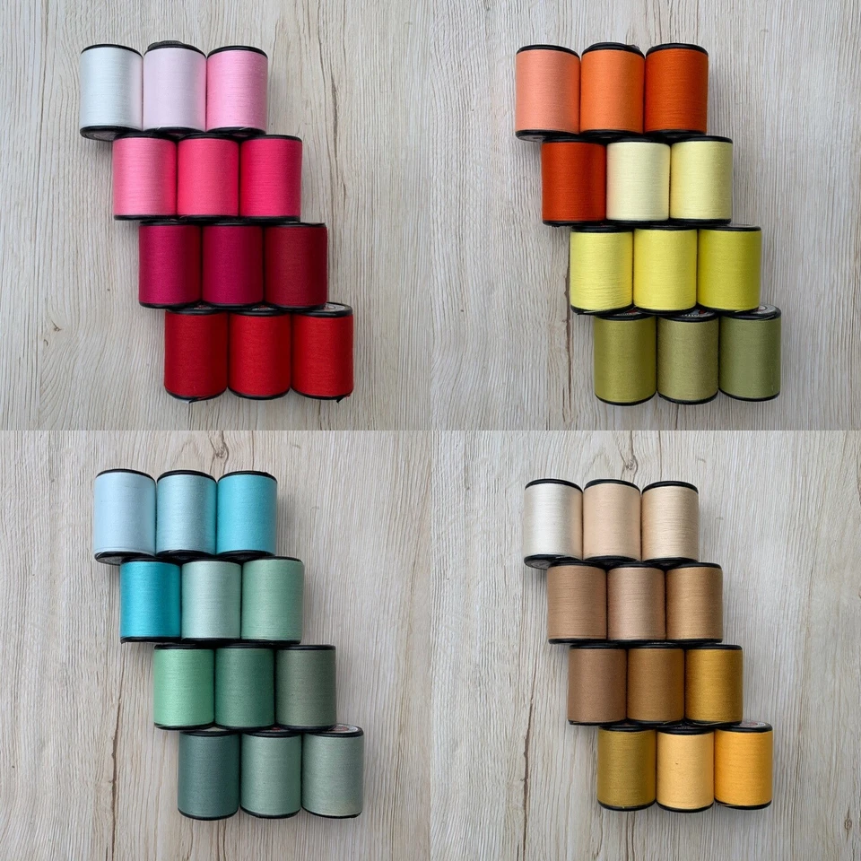 Multi Colors Pack 120 Spools Sewing Thread All Purpose Spun Polyester 600 Yards - Image 2 of 4