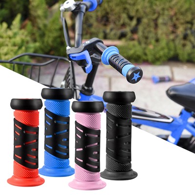 1 Pair Rubber Bike Bicycle Handle Bar Grips Tricycle Scooter Handlebar For Kids 