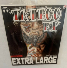Tinsley Tattoo FX Trouble Maker Extra Large 3 Temporary Tattoo Sheets NIP