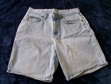 Vintage Lee Blue Denim Jean Shorts Men Size 34