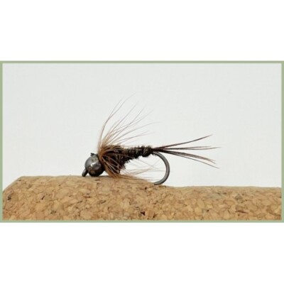 3 Pack of Barbless Tungsten Bead Pheasant Tail Nymph Trout Flies Choice of sizes