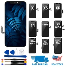 For iPhone X XR XS 11 12 13 14 15 OLED LCD Display Touch Screen Replacement Lot