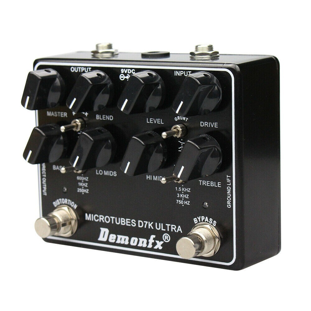 ベース DemonFX Microtubes D7K ULTRA DemonFX Microtubes D7K High quality Bass Effect Pedal Ultra