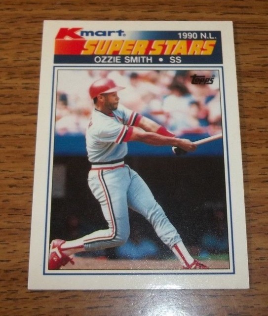 Ozzie Smith 1990 Topps KMart Super Stars Card 4 St Louis Cardinals eBay