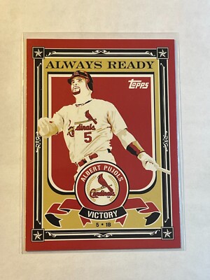 Albert Pujols 2009 Topps Always Ready Victory Insert #PP3 St Louis Cardinals