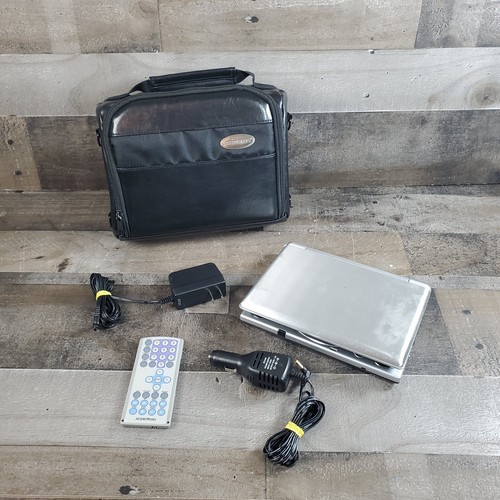 Reproductor de DVD portátil Audiovox D1705 + Estuche + Adaptador de CA + Control remoto **DEBE LEER** - Imagen 3 de 18