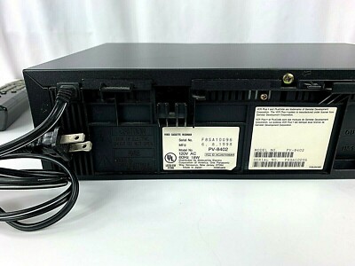 Panasonic PV-8402 VCR 4 Head Omnivision VHS Player w/REMOTE