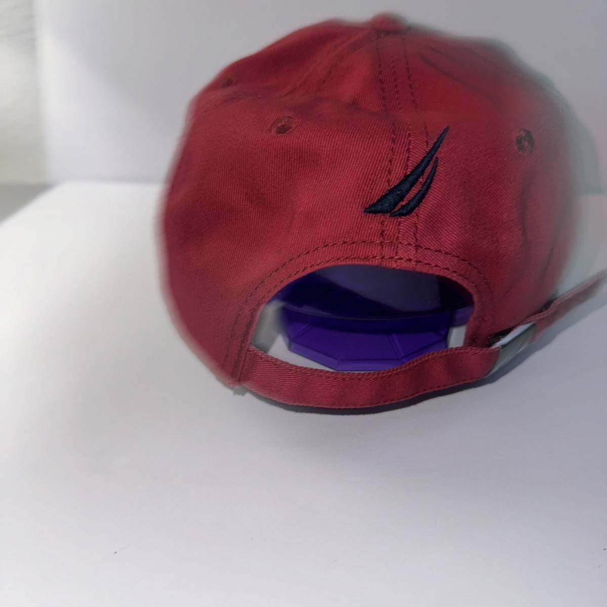☆ NAUTICA ☆ 83 FLAG SPELL OUT CAP NCA8905 Nautica Sailing Hat Cap Strap Back 1983 Round Spell out Logo