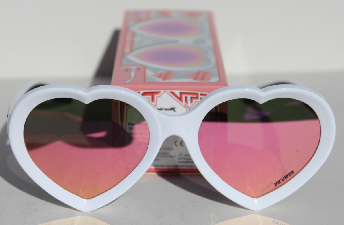 PIT VIPER The Miami Nights Admirer POLARIZED Heart Sunglasses