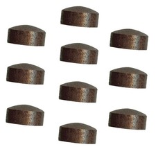 Le Pro Pool Cue Stick Tips - 13 MM - Set of 10 Brown