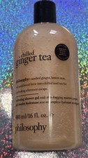Philosophy Chilled Ginger Tea Shower Gel 16oz Hydrating Body Wash Limited