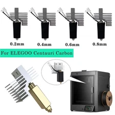Hotend Kit 0.2-0.8mm Print Head Extruder Kit for Elegoo Centauri Carbon/Centauri