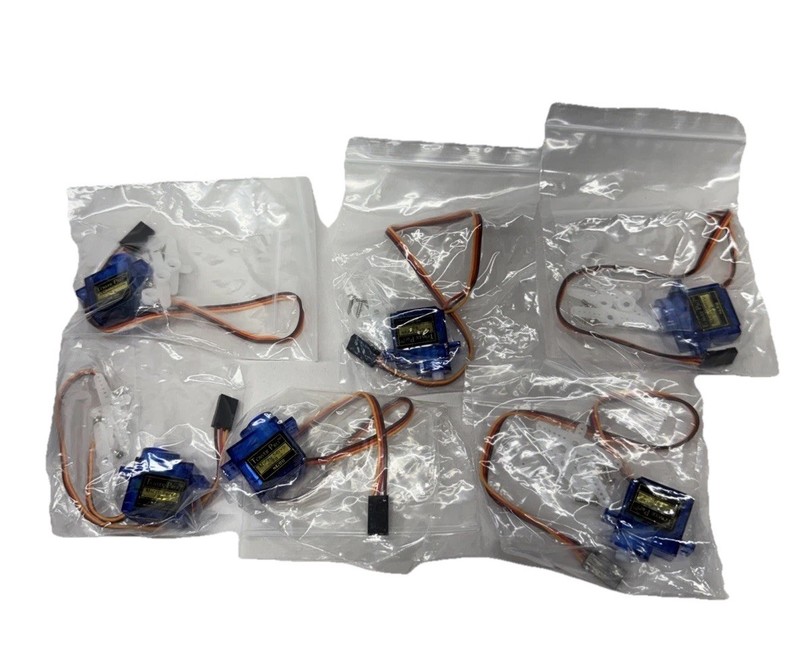 6 Pcs Tower Pro SG90 Mini Servo Motor RC Robotics Plane Heli fpv Park flyer