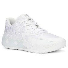Puma Mb.01 Lo Basketball  Mens White Sneakers Athletic Shoes 37694104 2