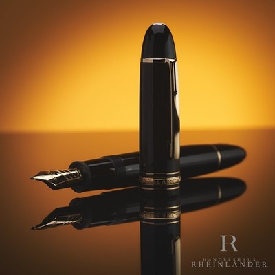 Montblanc Meisterstück 149 Resin Calligraphy Curved Nib Fountain