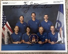 NASA HUBBLE MISSION STS-61 VINTAGE PHOTO SIGN...