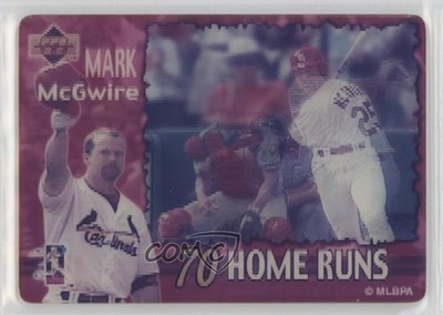 1999 Upper Deck Mark McGwire 70 Home Runs In Motion Mark McGwire 03az