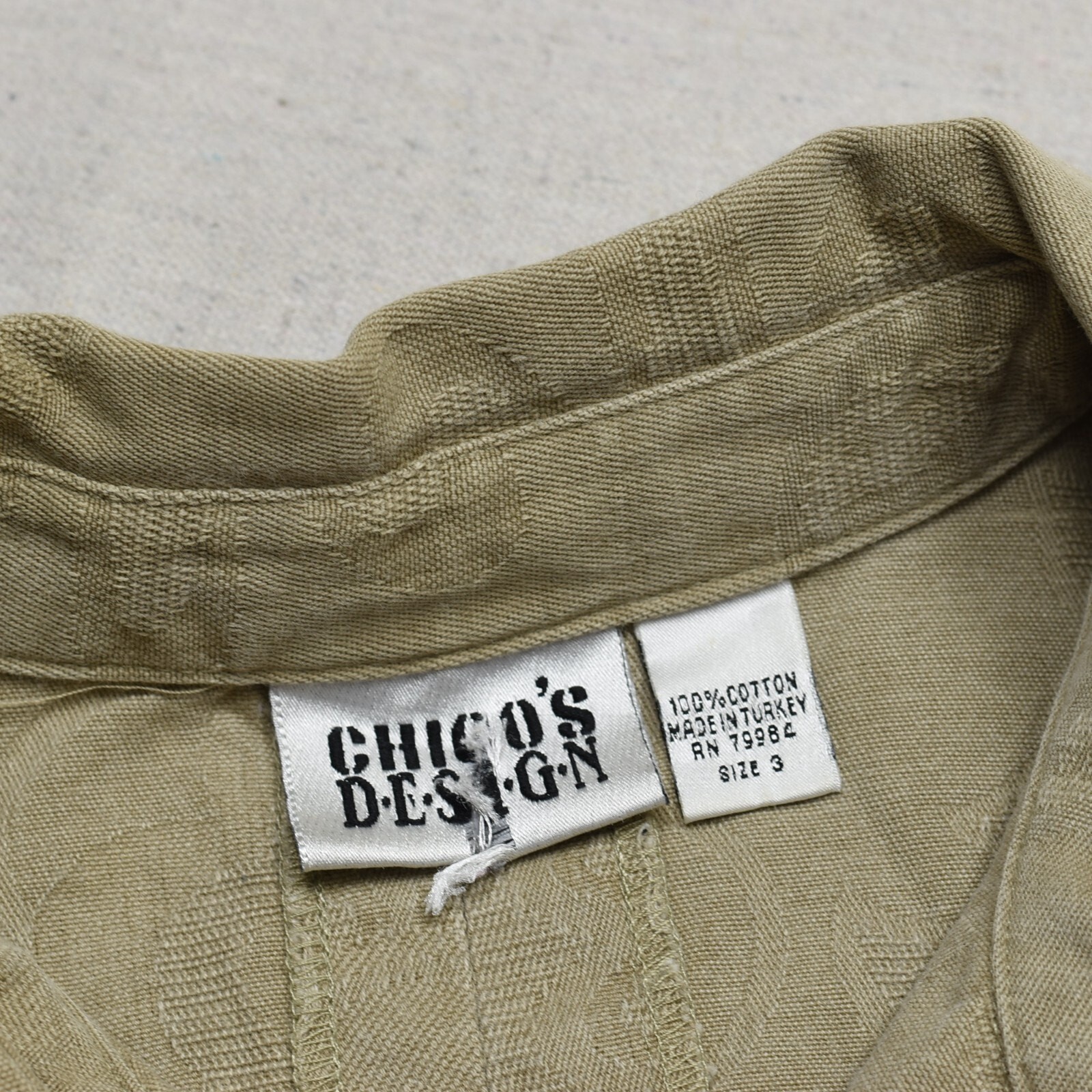 Chico's Women's Button Blazer Jacket Solid 100% C… - image 7