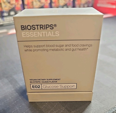 #ad Biostrips Essentials Glucose Support Supplement Strip 60 strips Brand New $23.49