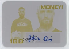 2025 Leaf Metal Power Slap Printing Plate Yellow 1/1 John Davis Auto 1cc7