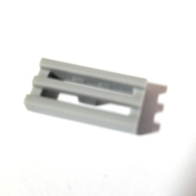 7X LEGO 2412 / 30244 1x2 Tile Grille Light Bluish Gray (7 Pieces)