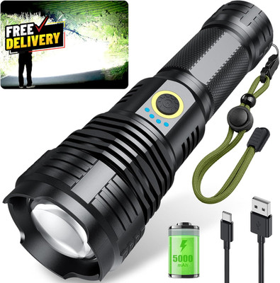 Rechargeable Flashlights 2000.000 High Lumens Super Bright Flashlight with 10...