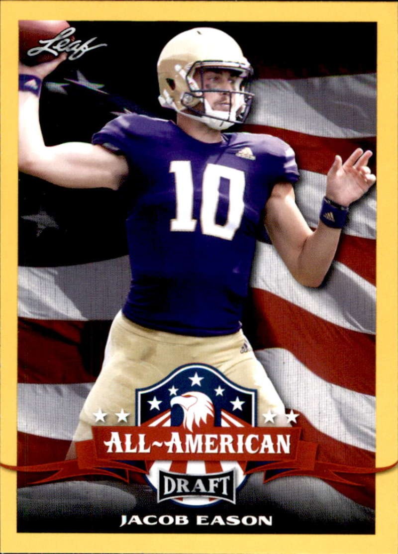 2020 Leaf Draft Football Gold Parallel Singles (Pick Your Cards)