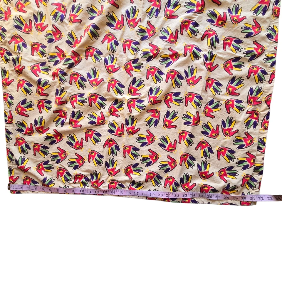 Handmade Baby Stroller Blanket Reversible Thanksgiving Turkey Theme 34" x 34" - Image 4 of 4