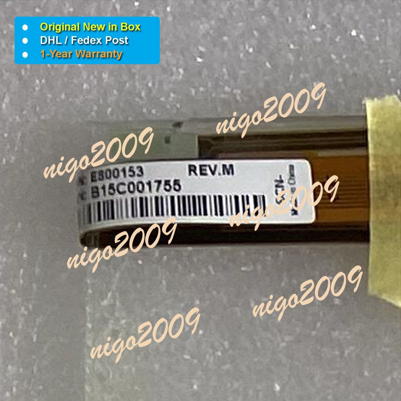 New Original Touch Screen Glass ELO E800153 SCN-IT-SEP19.0-B94-J03-R DHL Fedex #
