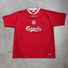 Vintage 2002-2004 Reebok Liverpool Home Jersey Shirt Kit Soccer Football Large