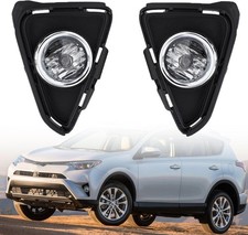 munirater 1 Pair LH  RH Fog Light Assembly Replacement for RAV 4 2016-2018 Left