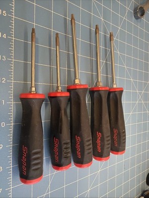 Snap-on SGDTX Torx Screwdriver 5Pc Set T15.T20.T25.T27.T30