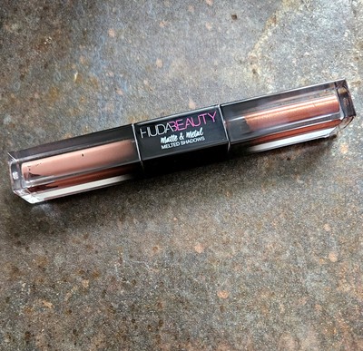 Huda Beauty CINNAMON TOAST & HELLA HONEY Matte & Metal Melted Shadows NIB!