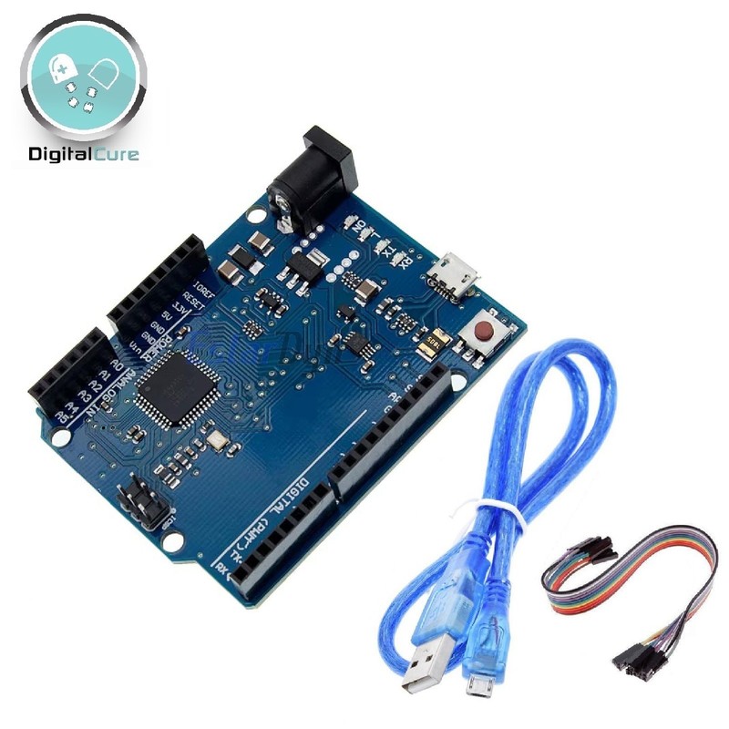 Arduino LEONARDO R3 Compatible ATmega32u4 Board + USB Cable + FREE DuPont cable