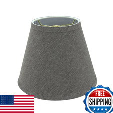 Aspen Creative 32425A Grey Empire Spider Construction Lamp Shade 5x9x7