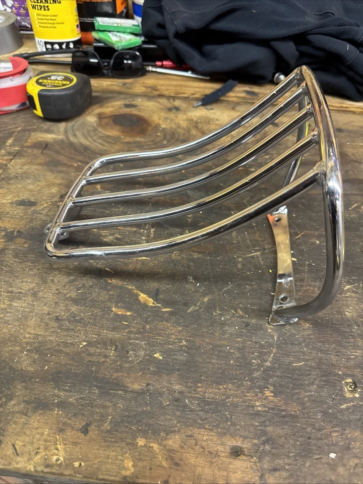 Portaequipajes Harley Davidson Cromo Bobtail Guardabarros Años 2000 FXST Softail PL235+ Foto 3 de 4