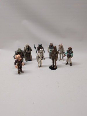 Vintage Star Wars 1983 Jabba Palace Guard, Bib Fortuna, Klaatu + More. Loose