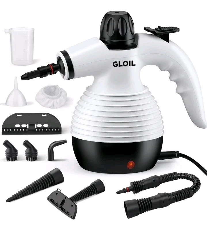 GLOIL Handheld Steam Cleaner, Steamer for Cleaning, Multipurpose Portable Steam
