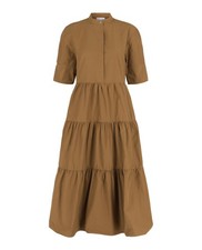 Valentino Womens Tiered Midi Dress