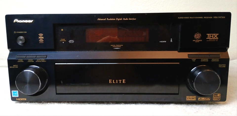 PIONEER ELITE VSX-74TXVi DIGITAL RECEIVER  XM MCACC ADVANCED RESOLUTION AUDIO - Image 2 of 4