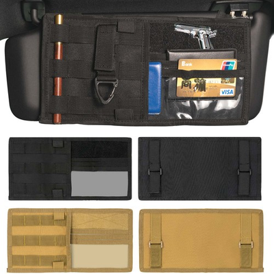 #ad Tactical Car Truck Sun Visor Organizer MOLLE EDC Tool Pouch Webbing Storage Bag $7.99