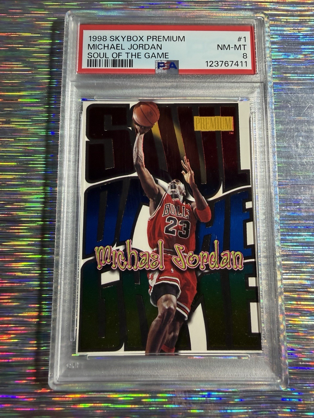 Michael Jordan 1998 Skybox Premium Soul Of The Game PSA 8 📈💎💥